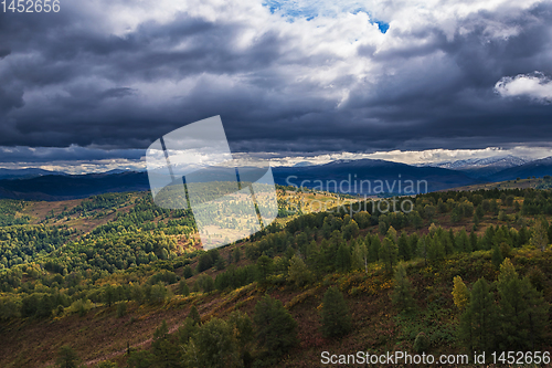 Image of Amazing view of the autumn day