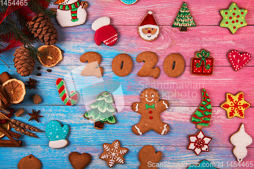 Image of Gingerbreads for new 2020 years