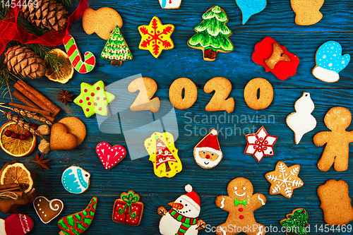 Image of Gingerbreads for new 2020 years