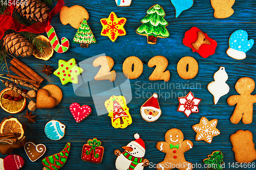 Image of Gingerbreads for new 2020 years