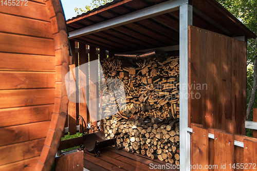 Image of Stacks of Firewood.