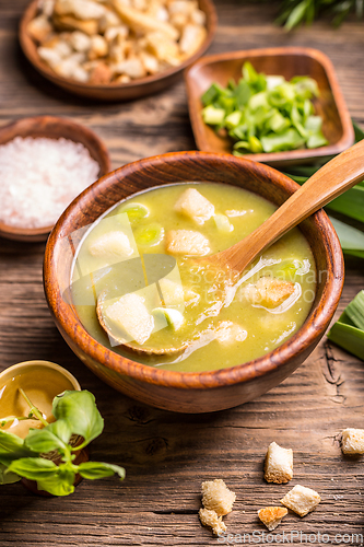 Image of Delicious leek soup