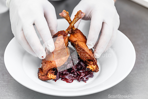 Image of Roasted duck leg