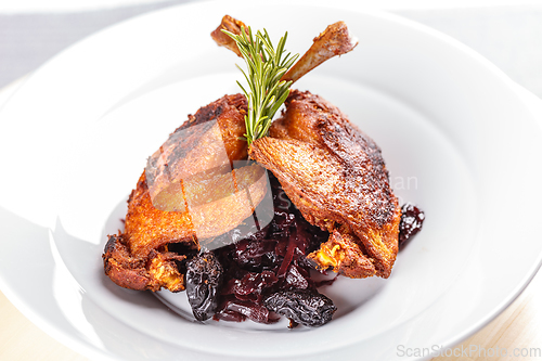 Image of Roasted duck leg