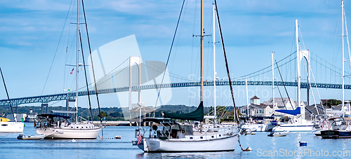 Image of newport rhode island scenic views at harbour