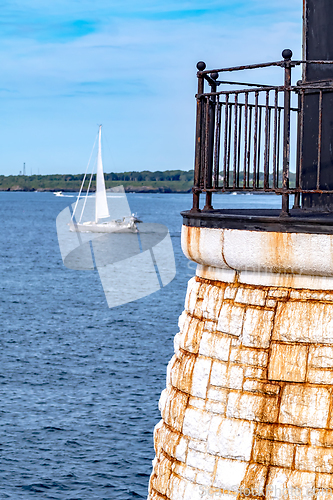 Image of castle hill lighthouse in newport rhode island