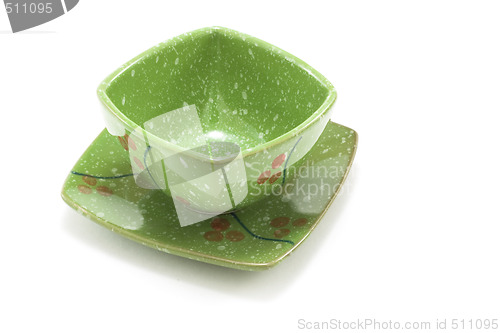 Image of Chinese cup on saucer