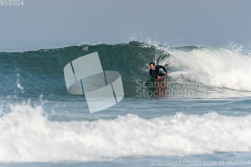 Image of Bodyboarder in action