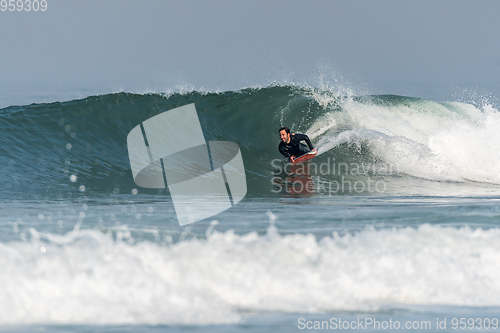 Image of Bodyboarder in action