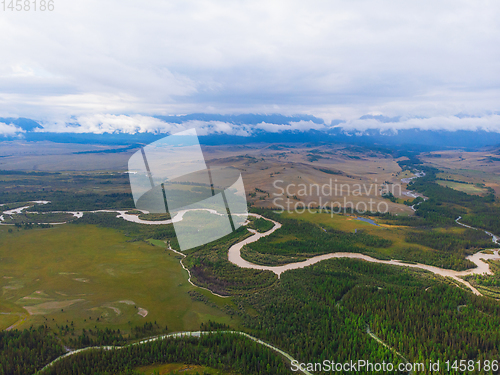 Image of Kurai steppe and Chuya river
