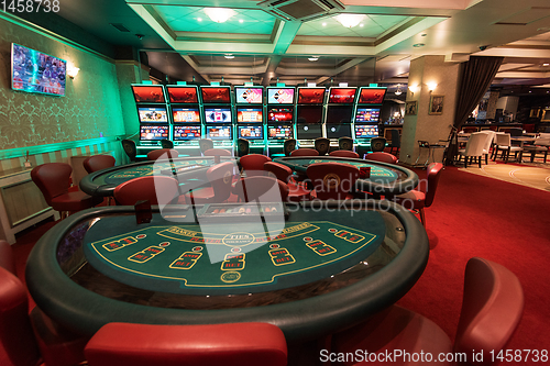 Image of Casino in one of the gambling zone Siberian coin. Altaiskiy Krai. Western Siberia. Russia