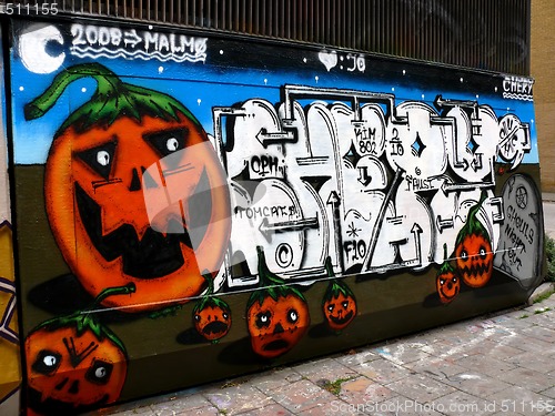 Image of Halloween Graffiti
