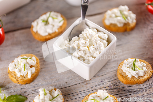 Image of Bread rusks fine toasted appetizers