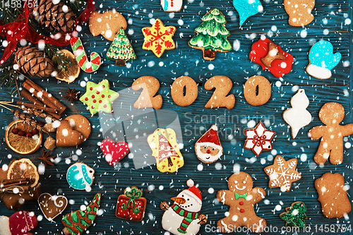 Image of Gingerbreads for new 2020 years