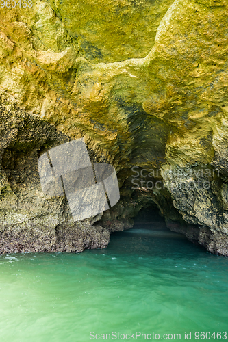 Image of Beautiful cave in the Algarve