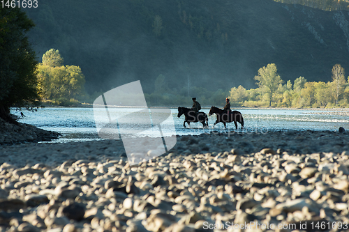 Image of descendants of the Cossacks in the Altai