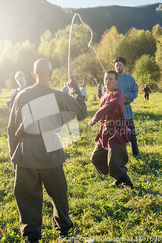 Image of descendants of the Cossacks in the Altai