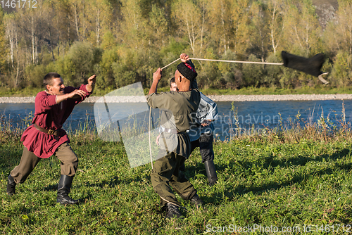 Image of descendants of the Cossacks in the Altai