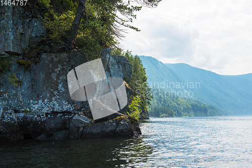 Image of Teletskoye lake in Altai mountains