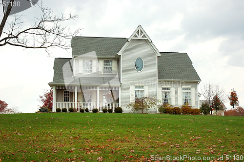 Image of Farm House in Autumn