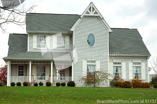 Image of Farm House in Autumn