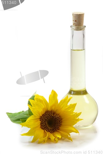 Image of Sunflower Oil with Blossom