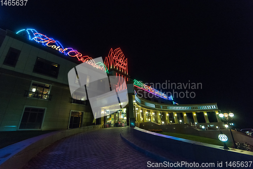 Image of Casino in one of the gambling zone Siberian coin. Altaiskiy Krai. Western Siberia. Russia