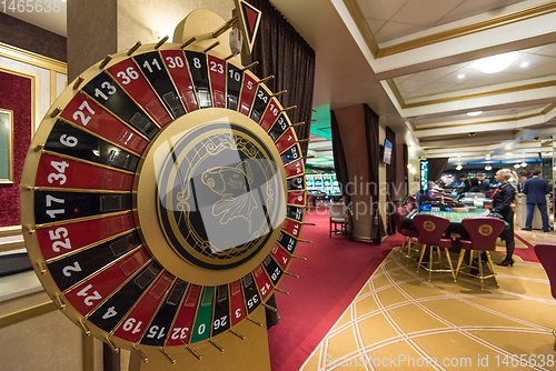 Image of Casino in one of the gambling zone Siberian coin. Altaiskiy Krai. Western Siberia. Russia