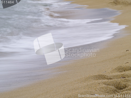 Image of waves on the beach