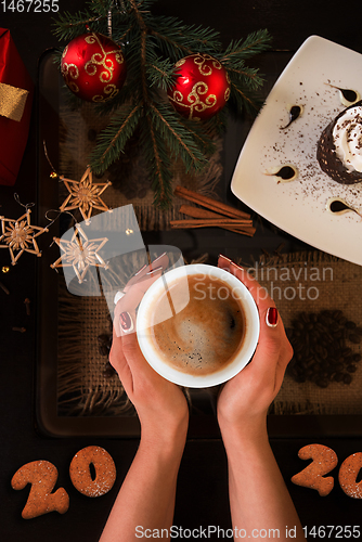 Image of new year coffee time