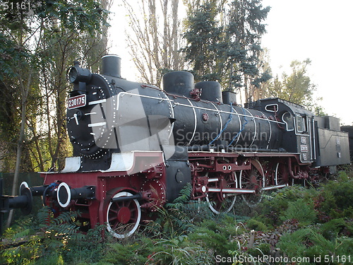 Image of old locomotive