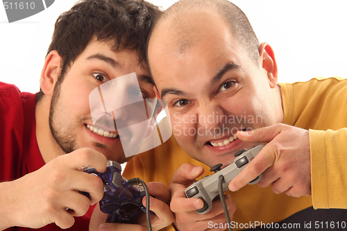 Image of playing video game