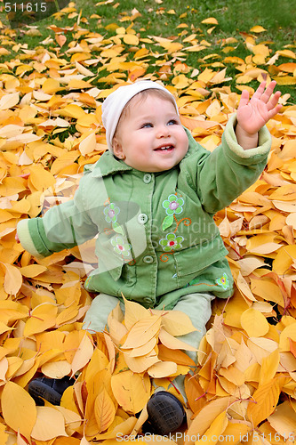 Image of baby at a park