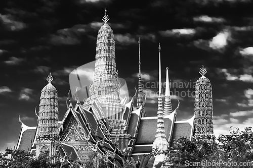 Image of Wat Phra Kaew temple, Bangkok, Thailand.