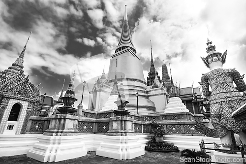 Image of Wat Phra Kaew temple, Bangkok, Thailand.