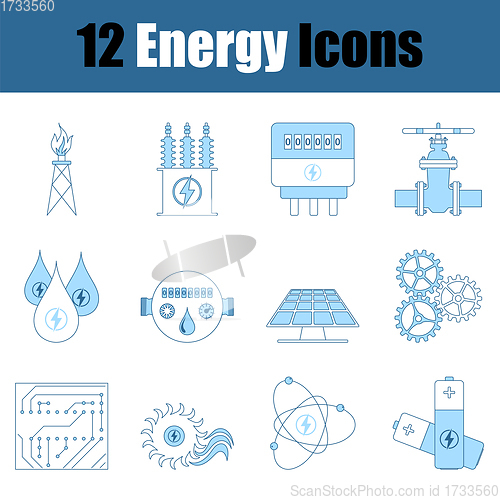 Image of Energy Icon Set