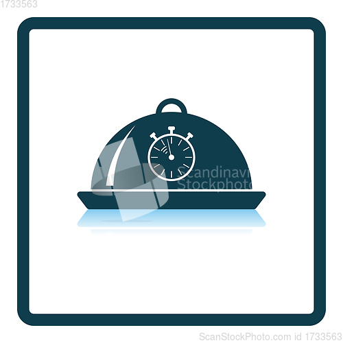 Image of Cloche With Stopwatch Icon