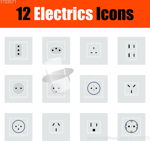 Image of Electrics Icon Set