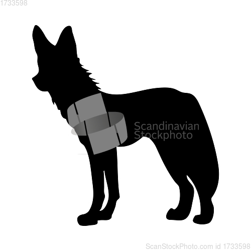 Image of Hyena Dog Silhouette