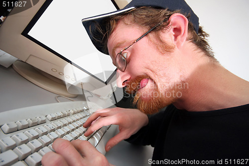 Image of mad programmer