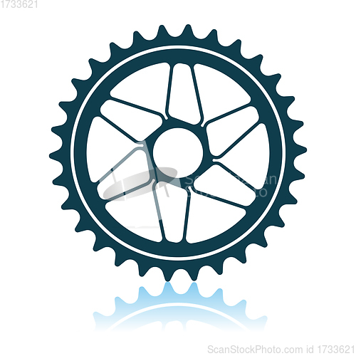 Image of Bike Gear Star Icon