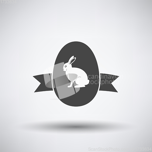 Image of Easter Egg With Ribbon Icon