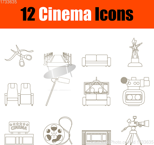 Image of Cinema Icon Set