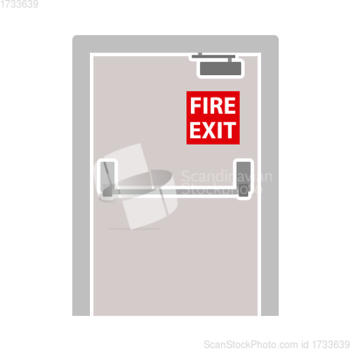 Image of Fire Exit Door Icon