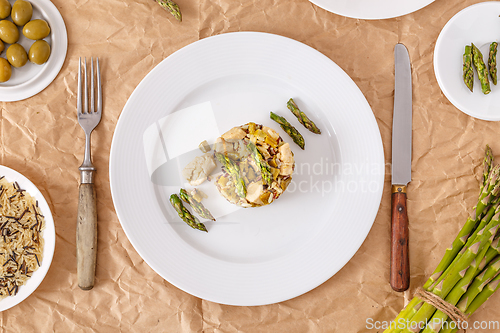 Image of Risotto with asparagus