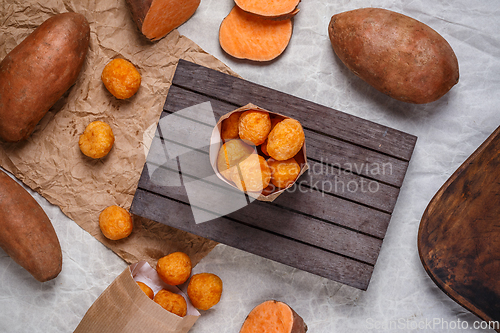 Image of Fried small potato balls