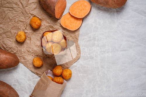 Image of Fried sweet potato balls