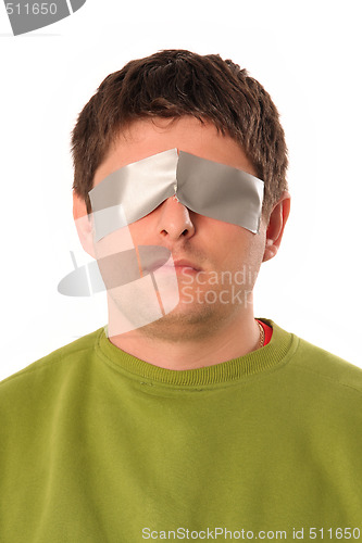 Image of guys with adhesive tape