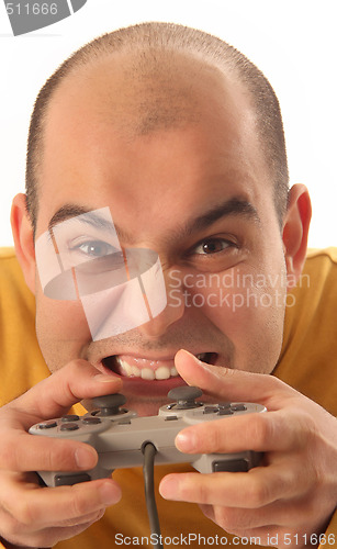 Image of guy playing video game 