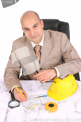 Image of A businessman happiness 